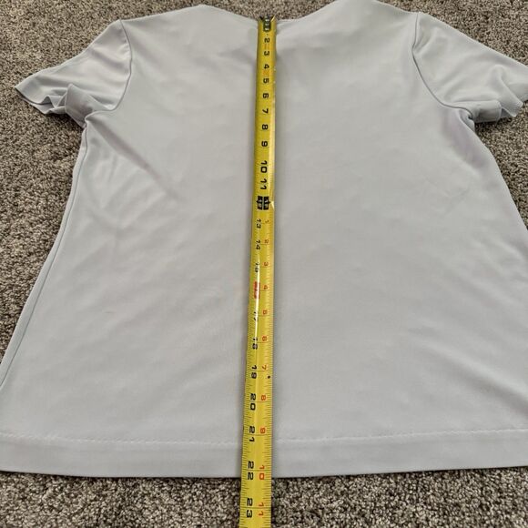 Ann Taylor Light Blue Shoulder Zipper Blouse Top Shirt Size Medium *See Listing* - Picture 12 of 12